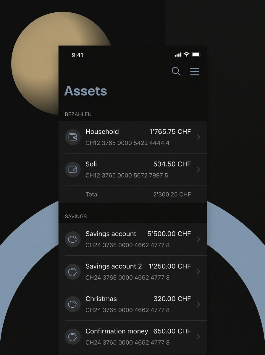 Account overview