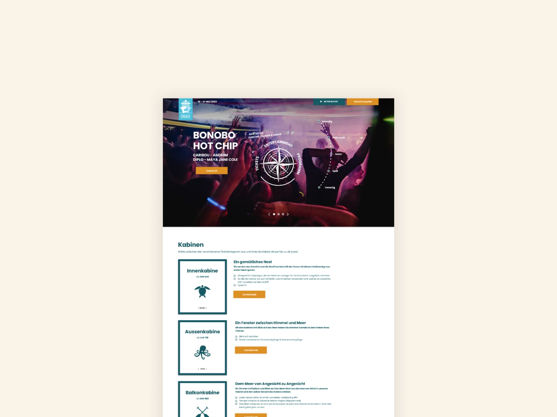 E-commerce for Energy Cruise