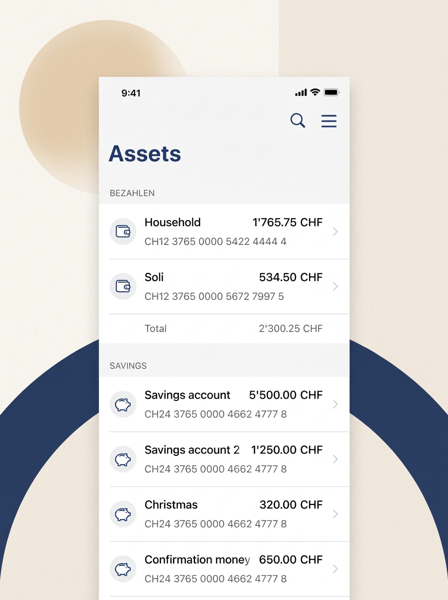 Account overview