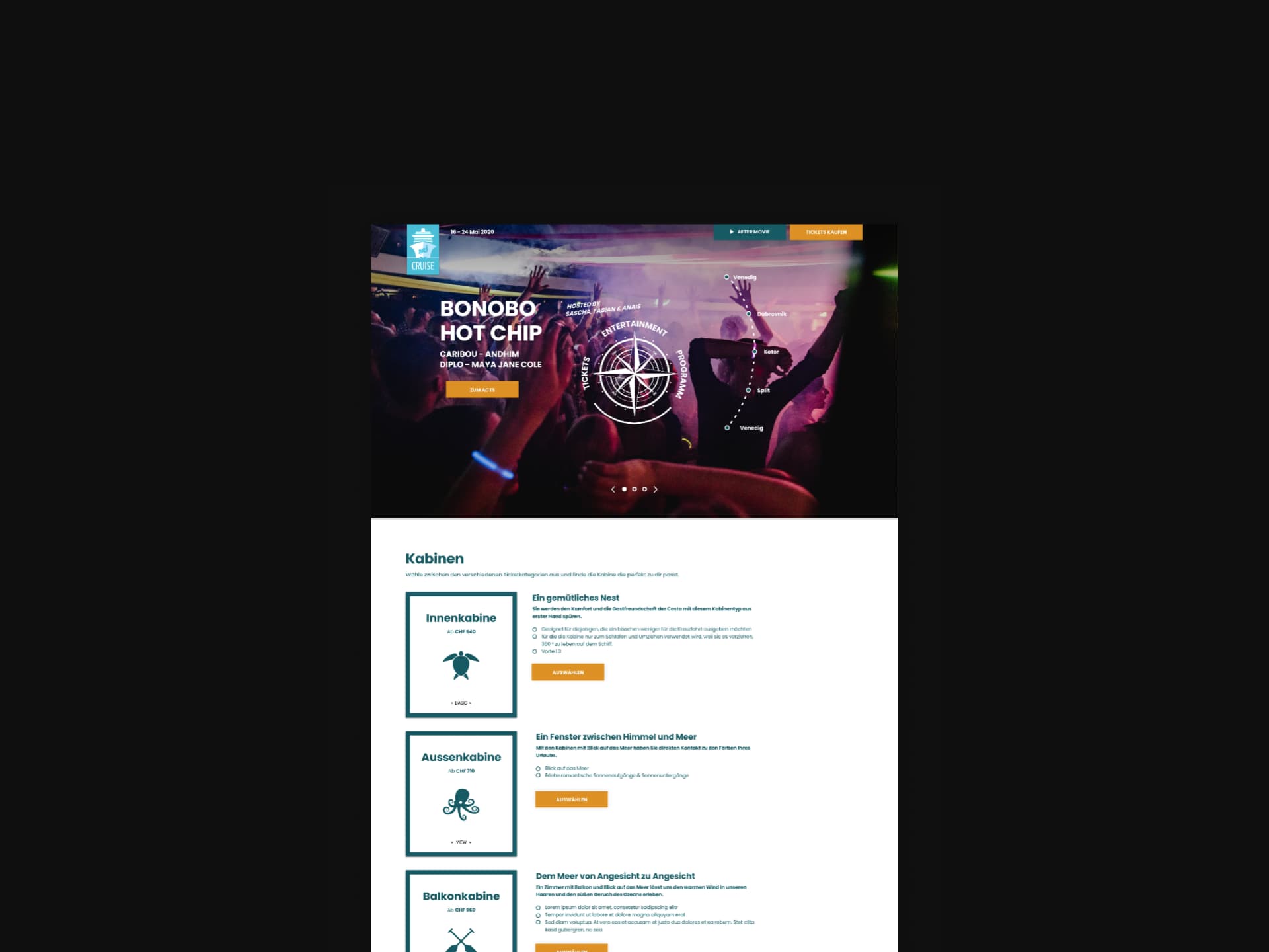E-commerce for Energy Cruise